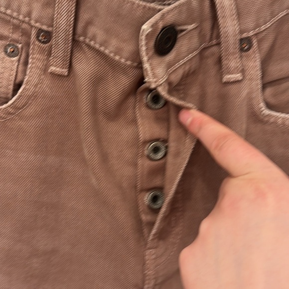 Moussy Vintage Emery High-Rise Straight-Leg Jeans in Beige - Picture 5 of 10